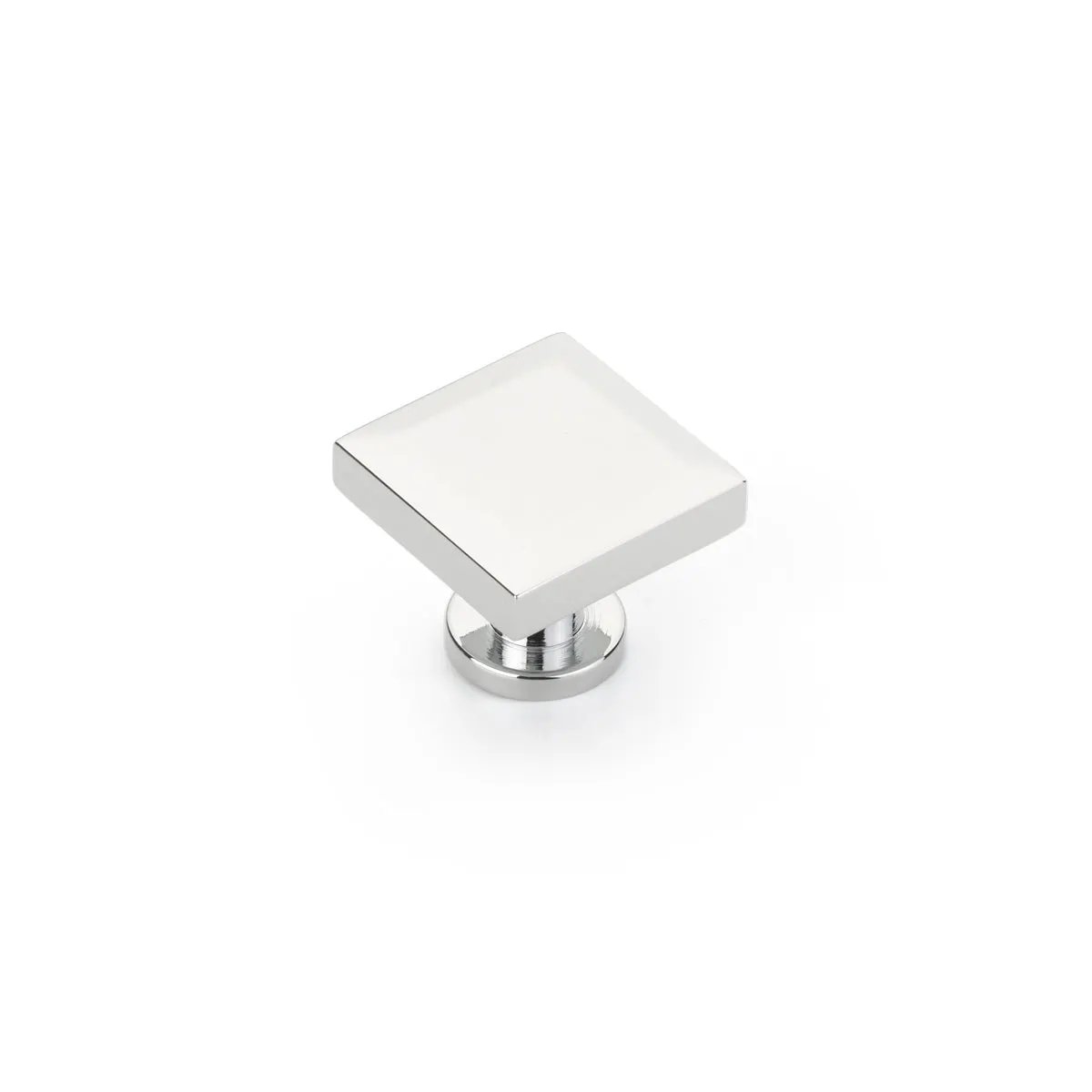 polished chrome cabinet knob