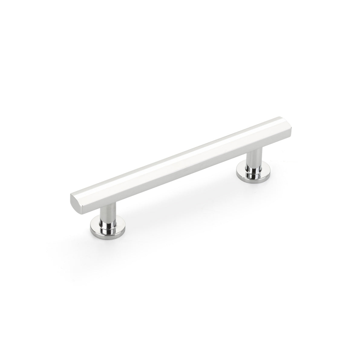 polished chrome cabinet pull