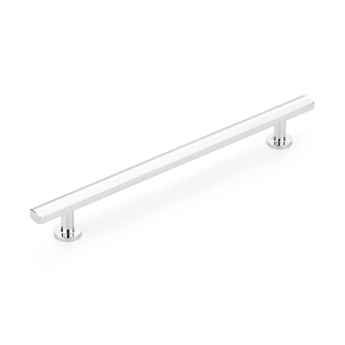 polished chrome cabinet pull