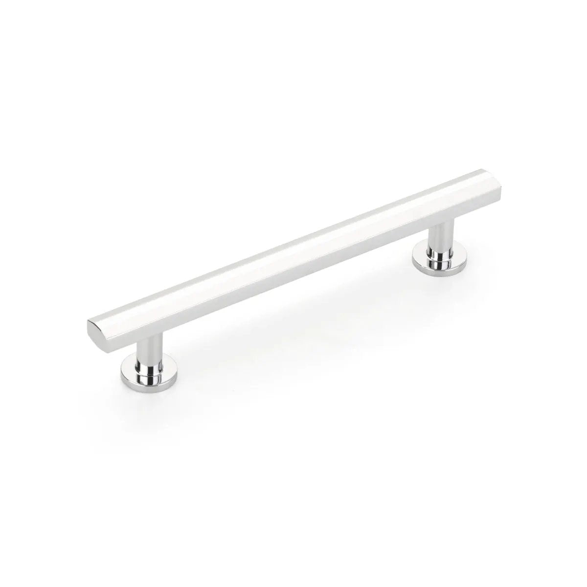 polished chrome cabinet pull