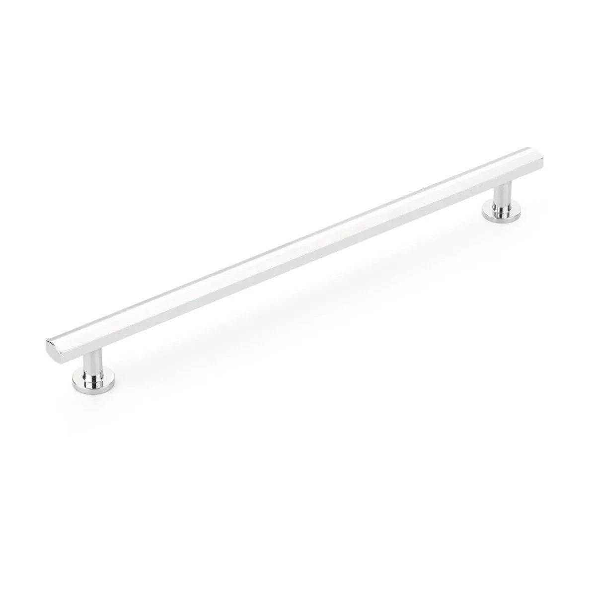 polished chrome cabinet pull