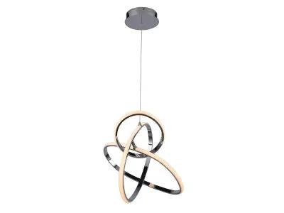 chrome hanging pendant