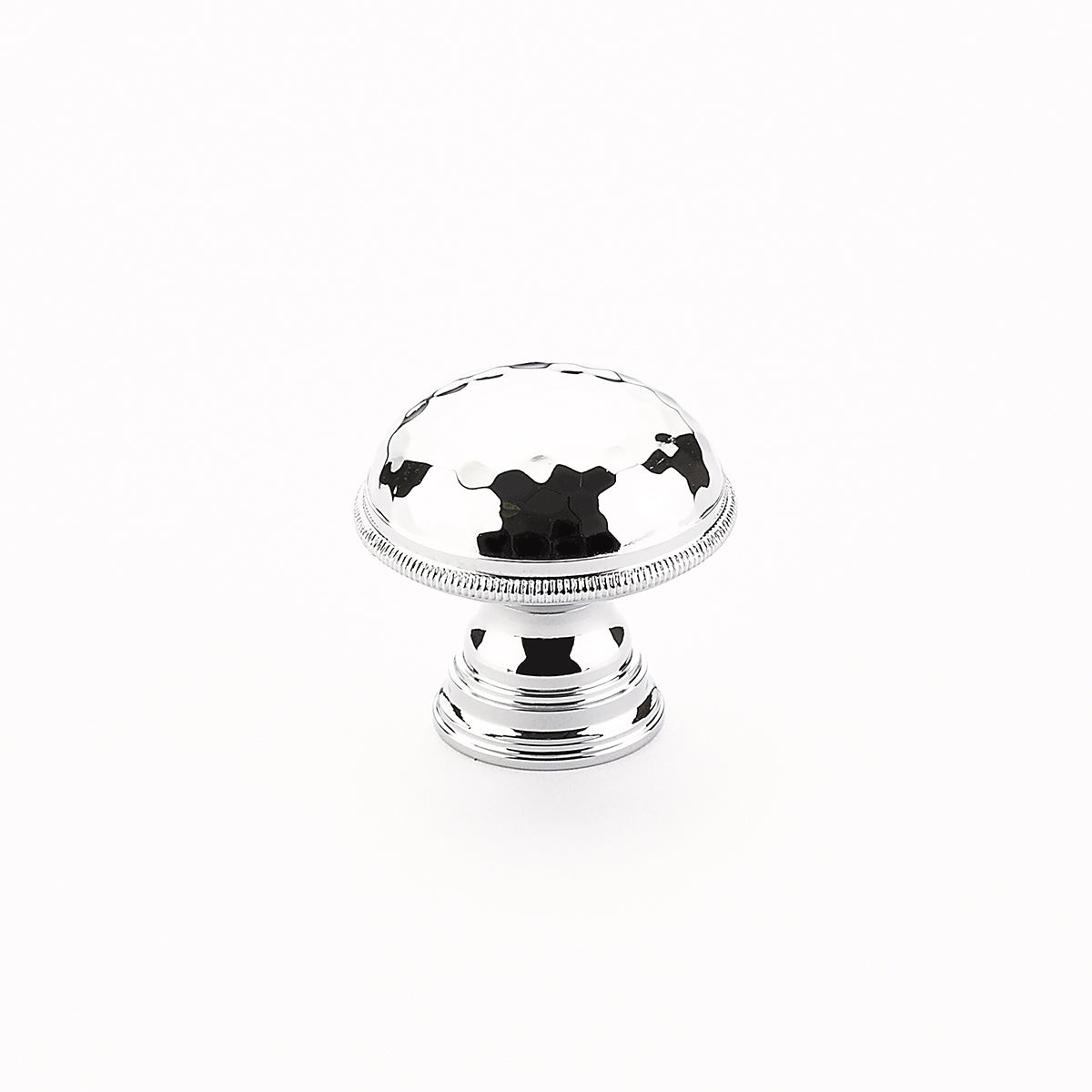 polished chrome cabinet knob
