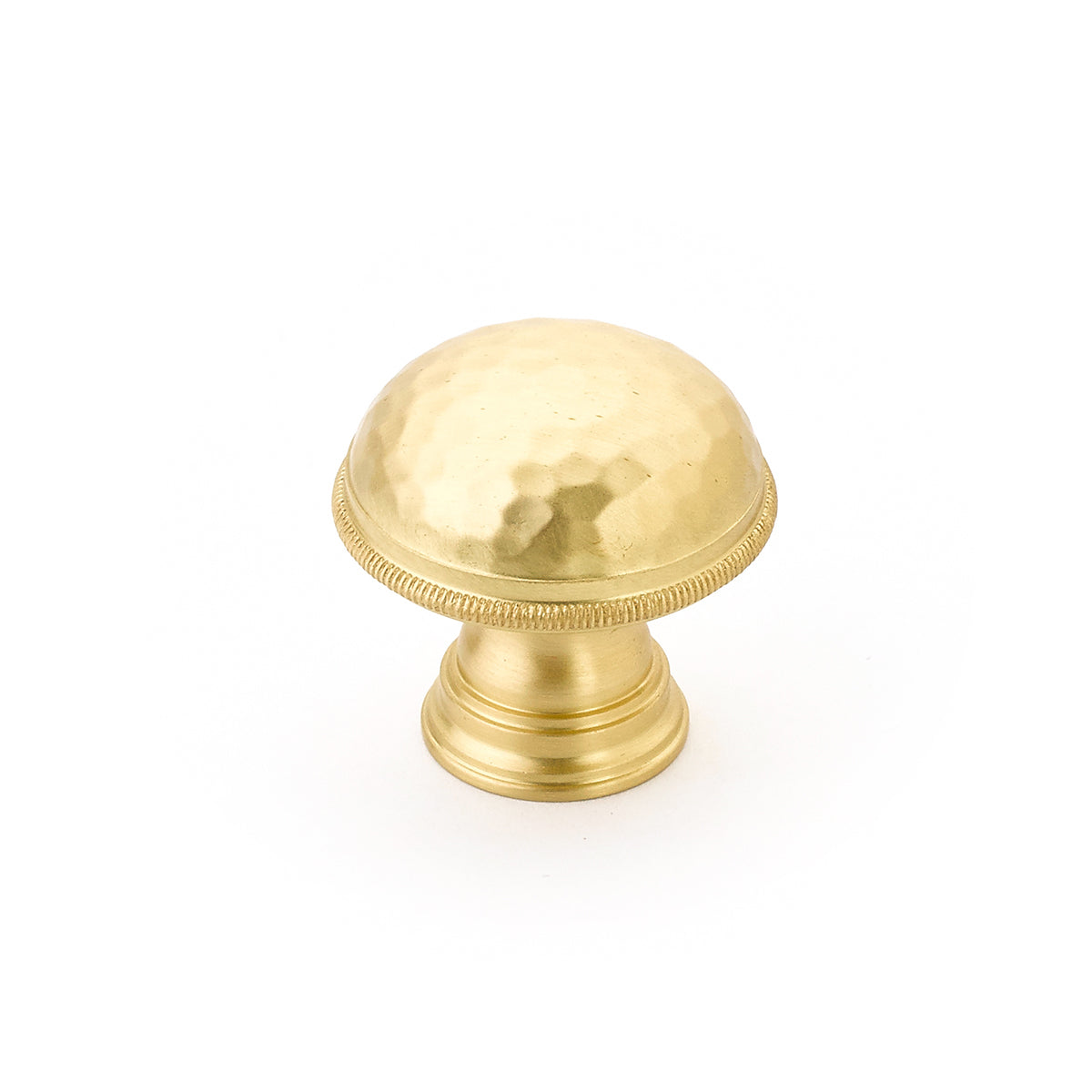 satin brass cabinet knob