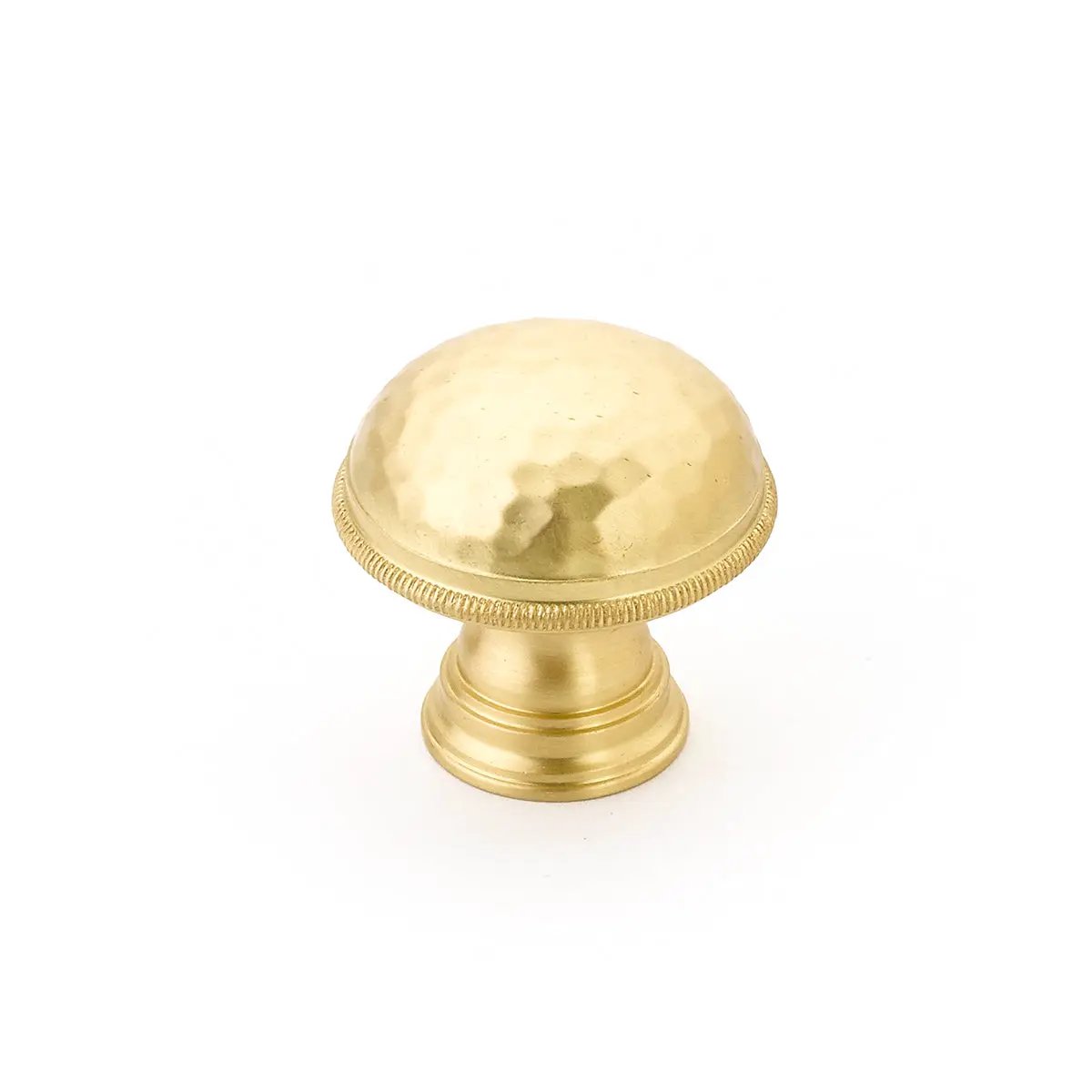 satin brass cabinet knob