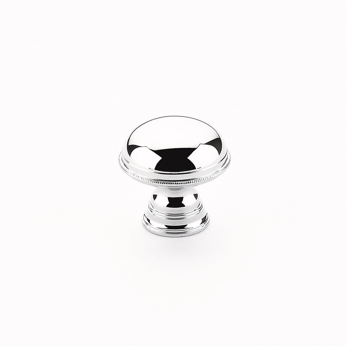 polished chrome cabinet knob