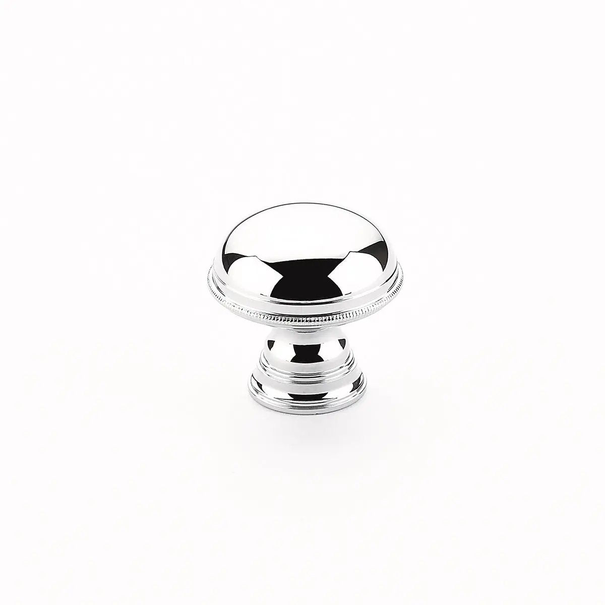 polished chrome cabinet knob
