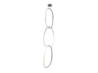 chrome hanging pendant