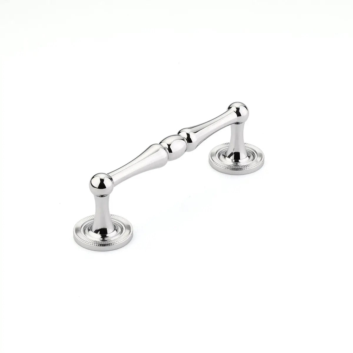 polished chrome cabinet pull
