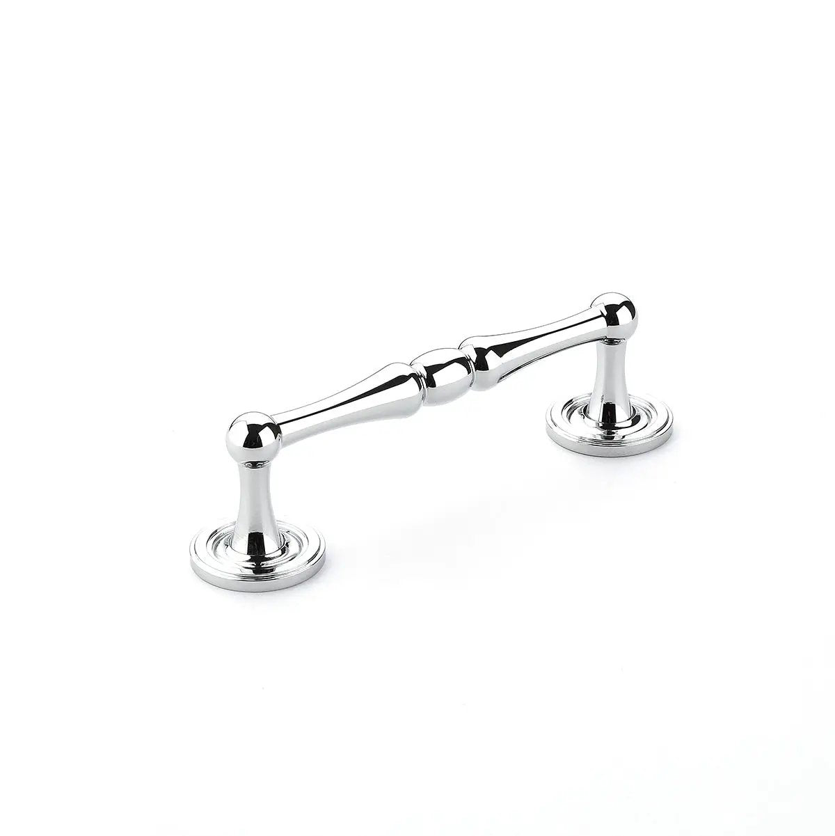 polished chrome cabinet pull