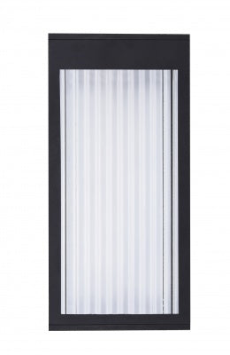 black LED wall sconce