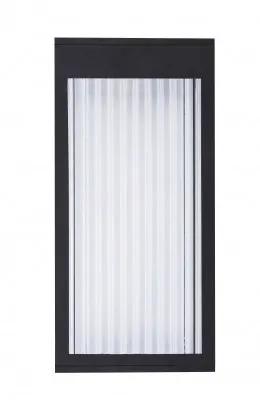 black LED wall sconce