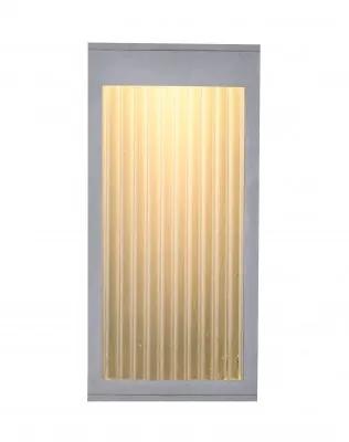 silver LED wall sconce
