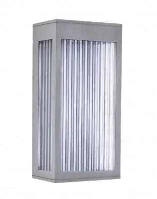 silver LED wall sconce