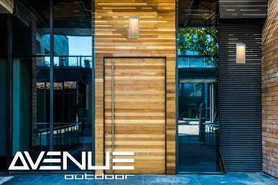 silver LED wall sconce