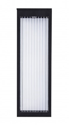 black LED wall sconce