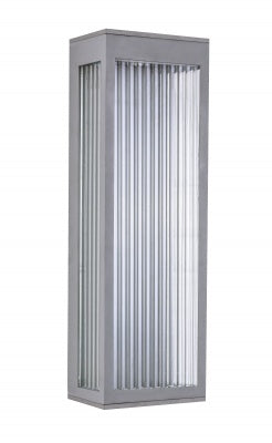 silver LED wall sconce