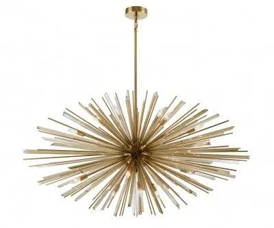 antique brass hanging chandelier