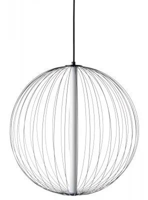 black hanging chandelier