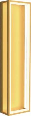 gold wall sconce