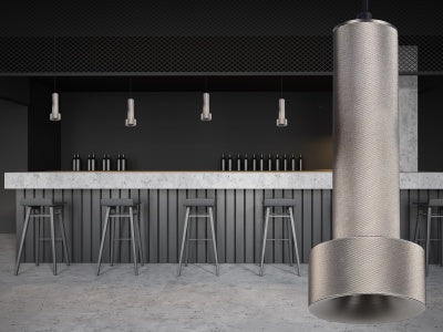 light grey cicada pendant