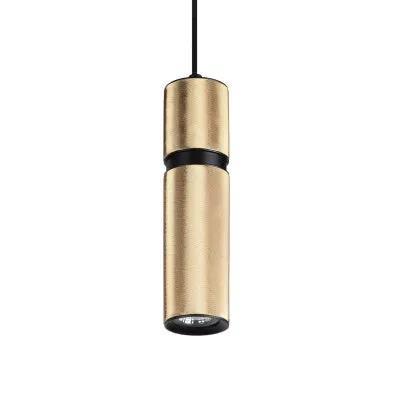 knurled brass cicada pendant