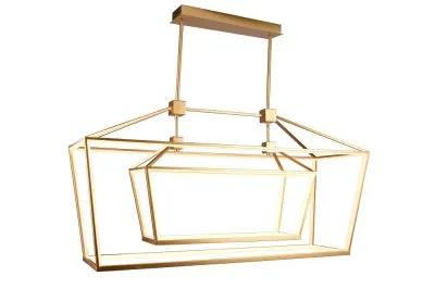 gold hanging chandelier