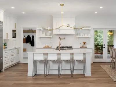 white chandelier