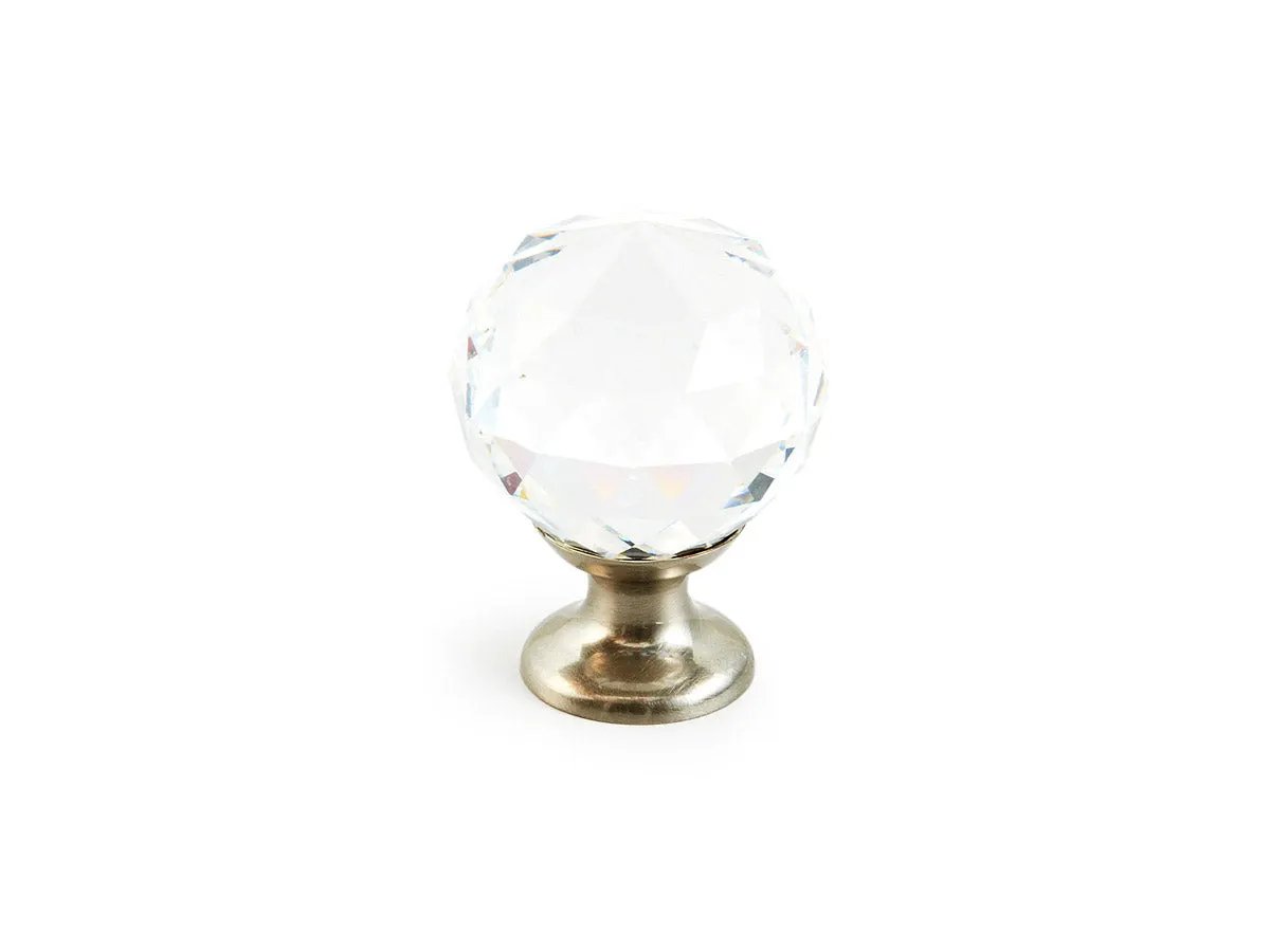 satin nickel cabinet knob
