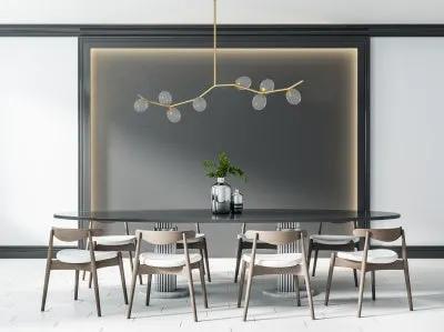 clear chandelier