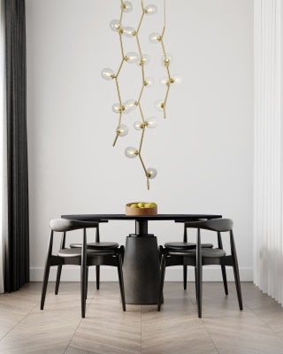 clear flushmount pendant