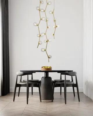 clear flushmount pendant