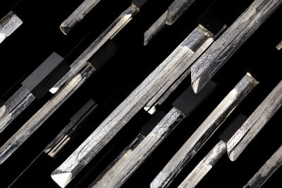 black flushmount pendant