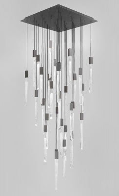 black flushmount pendant