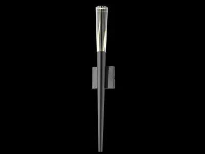 brushed brass wall sconce
