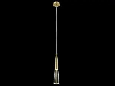 brushed brass pendant