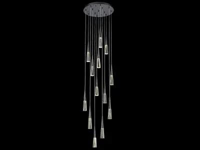 gunmetal flushmount pendant