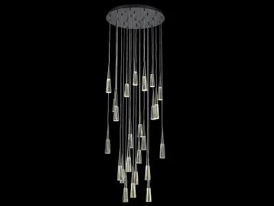 gunmetal flushmount pendant