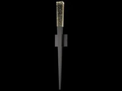 dark bronze wall sconce
