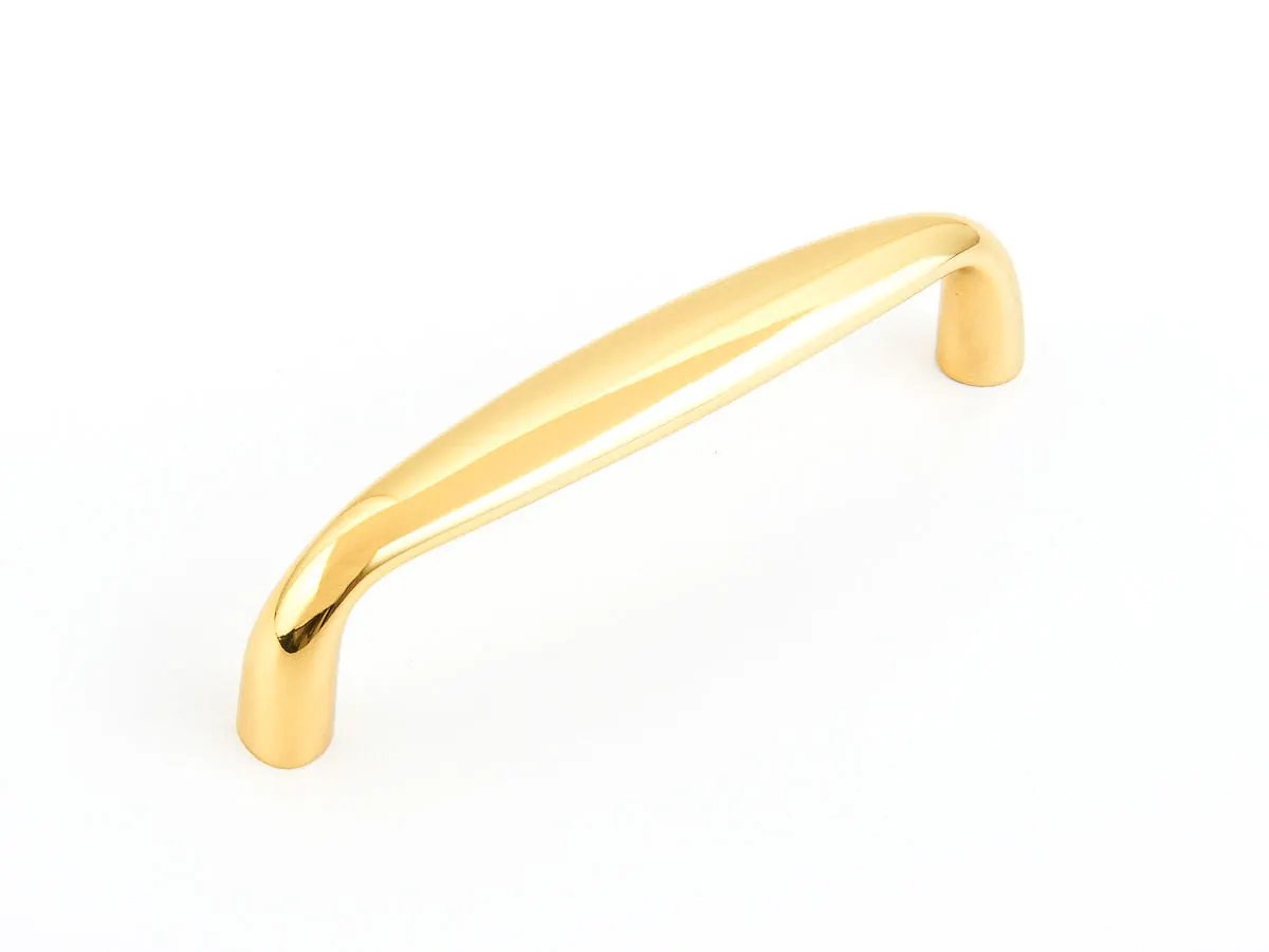 polished brass cabinet pull