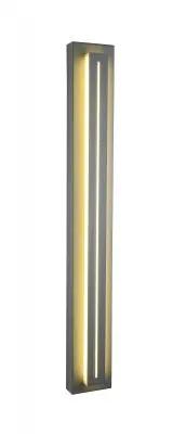 silver LED wall sconce