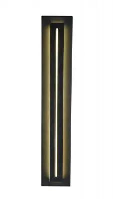 black LED wall sconce