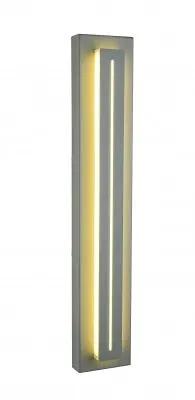 silver LED wall sconce