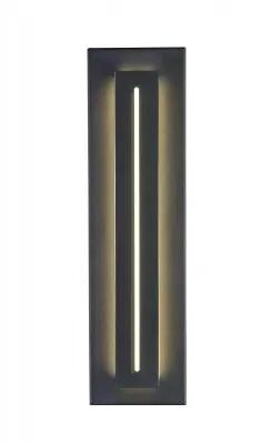 black LED wall sconce