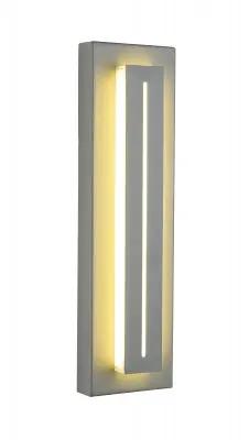 silver LED wall sconce