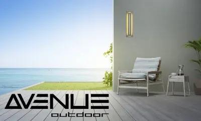 silver LED wall sconce