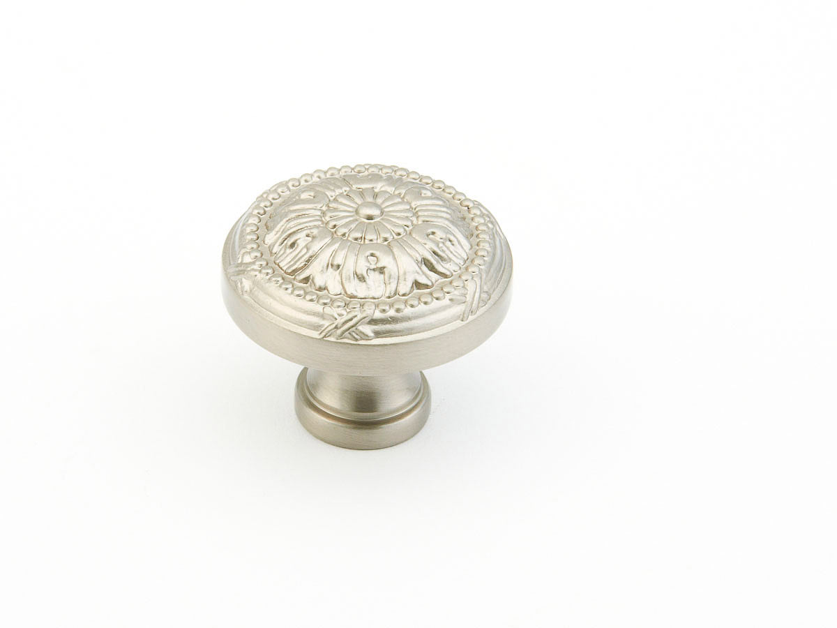satin nickel cabinet knob