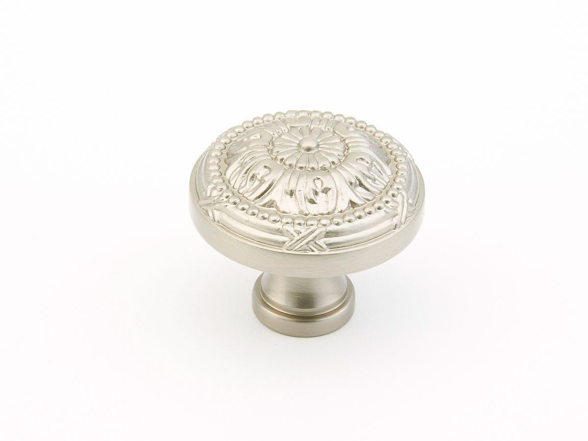 satin nickel cabinet knob