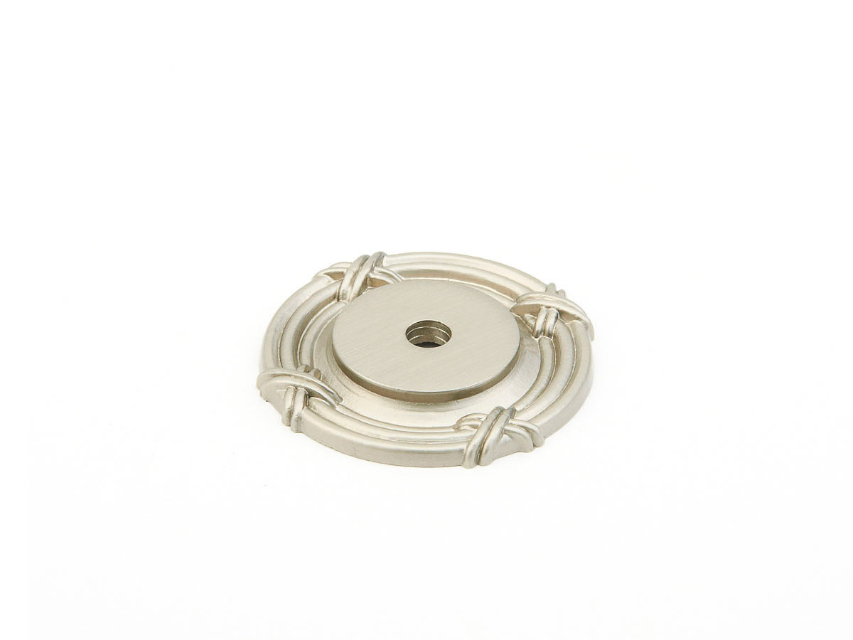 satin nickel backplate