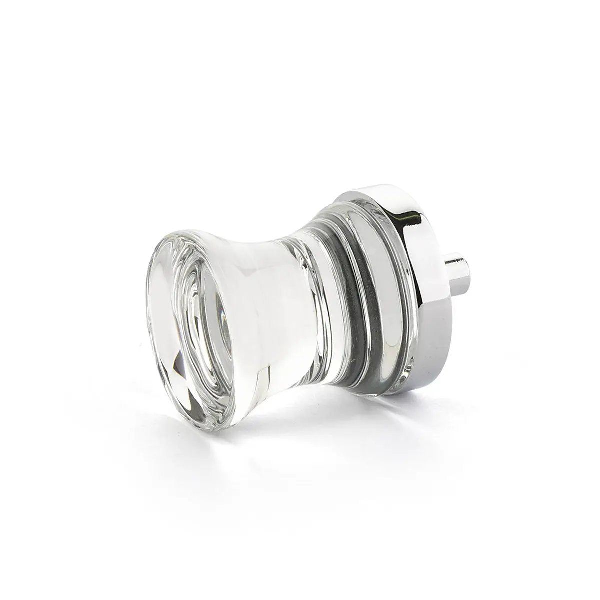 polished chrome cabinet knob